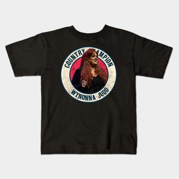 Wynonna Ellen Judd Kids T-Shirt by rido public